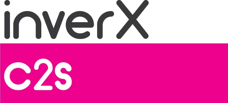 inverX_ c2s brand logo design