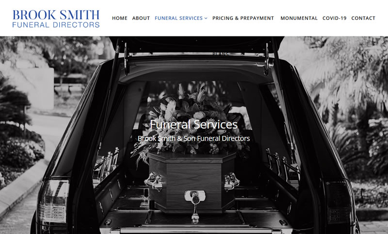 brook smith funeral directors website