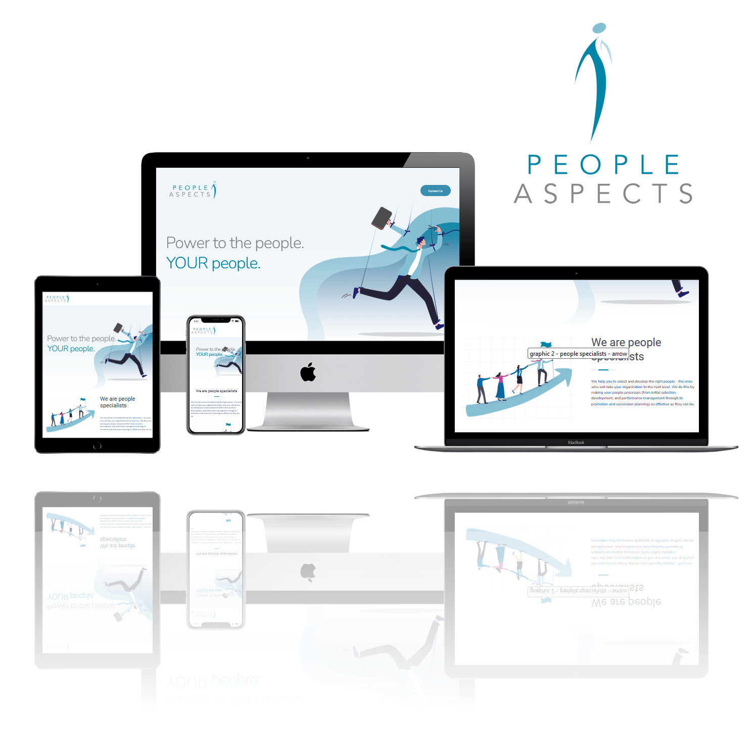 Website for people aspects business consultants and HR specialists in North Yorkshire