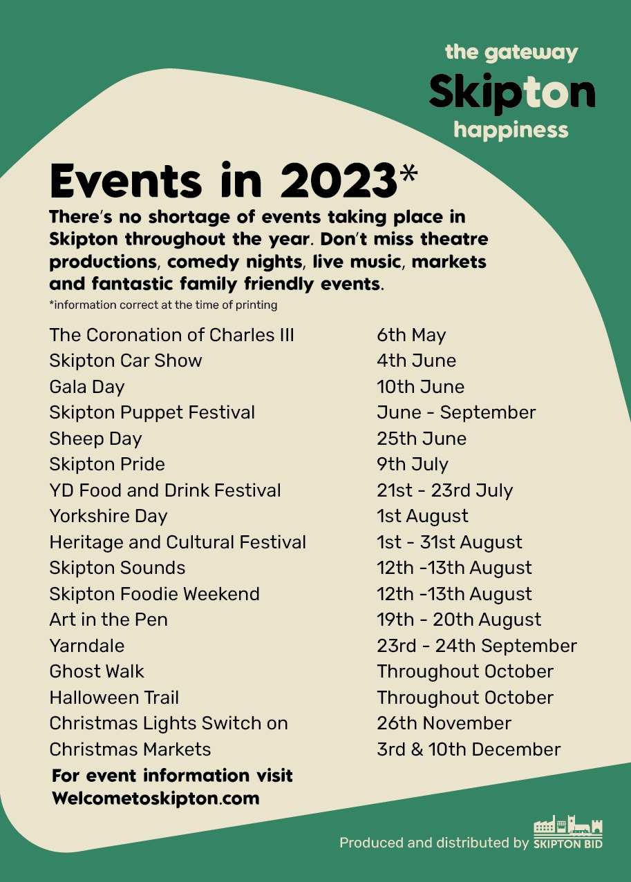 Whats On Flyer - skipton