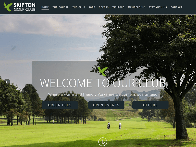 skipton golf club home page