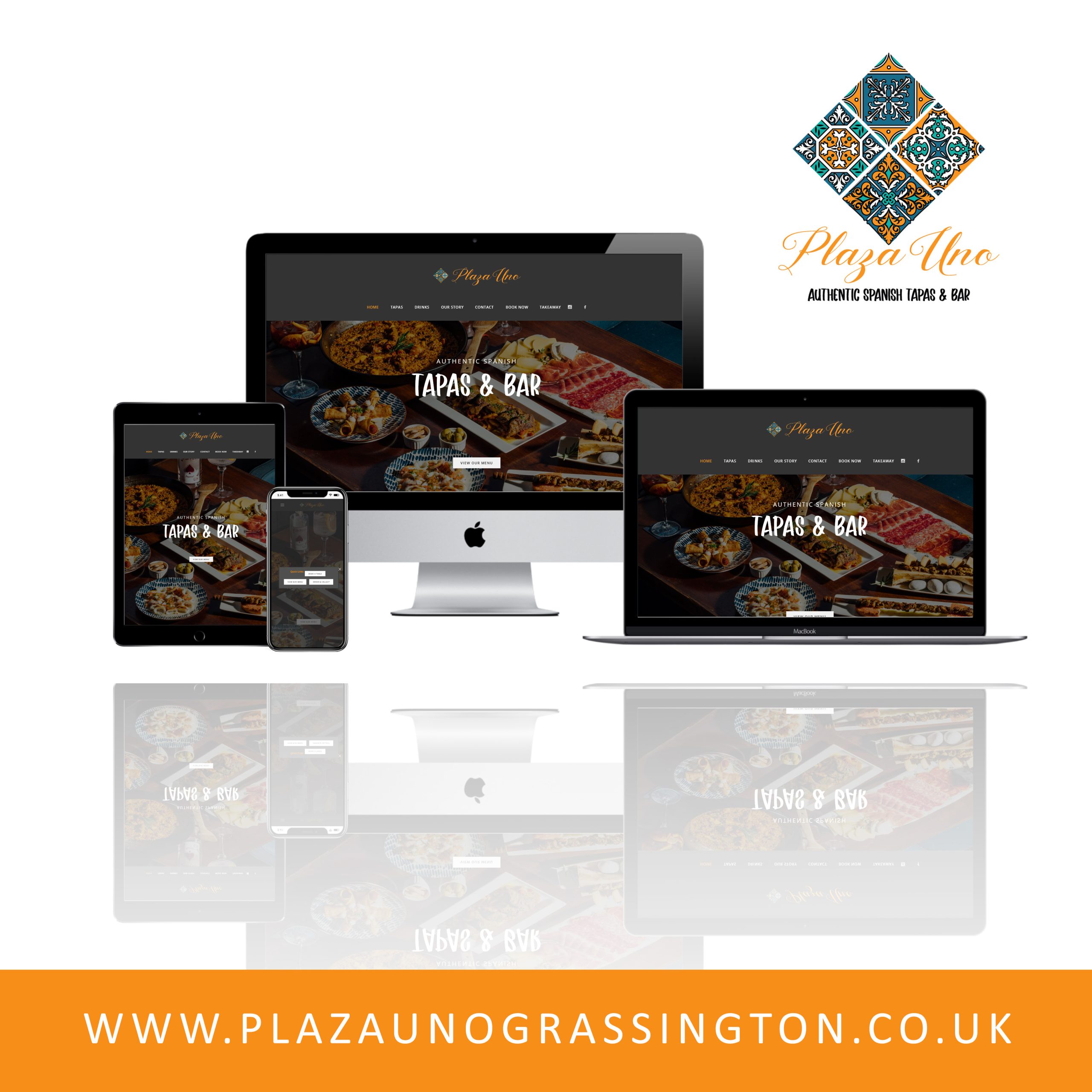 plaza uno grassington responsive website design