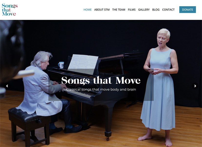 songs that move websie design