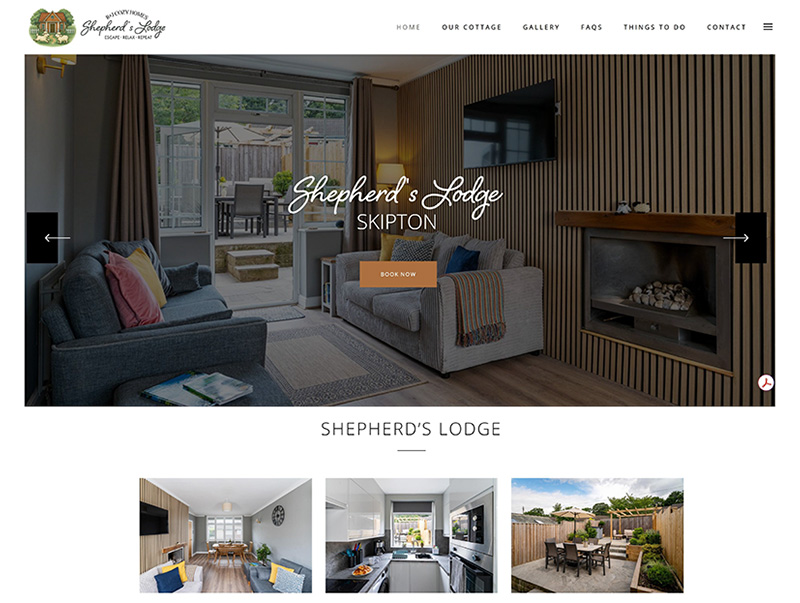 shepherds-lodge-holiday-cottage-website design skioton